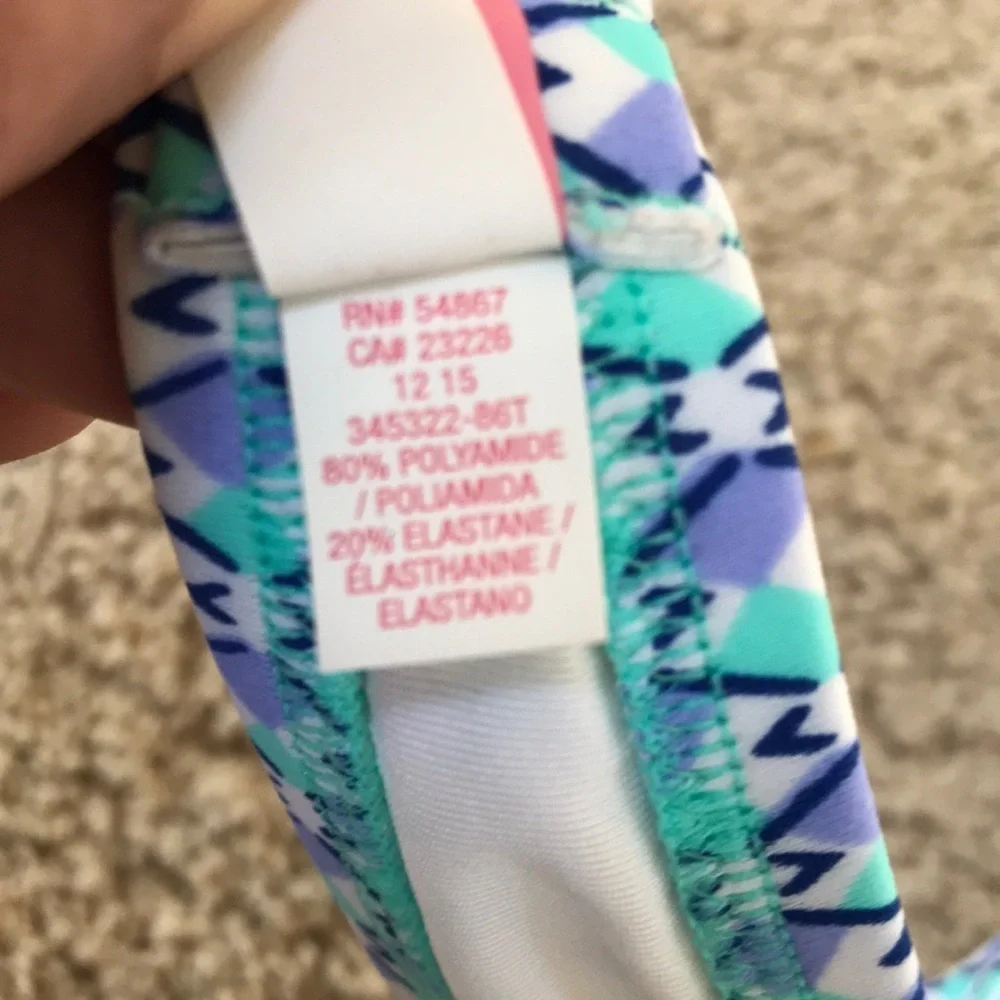 VICTORIA'S ’s SECRET paisley strapless bikini top